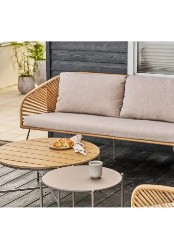 HOUSE NORDIC Novella Loungesett - Loungesett, stl, beige, sand, inkl. puter