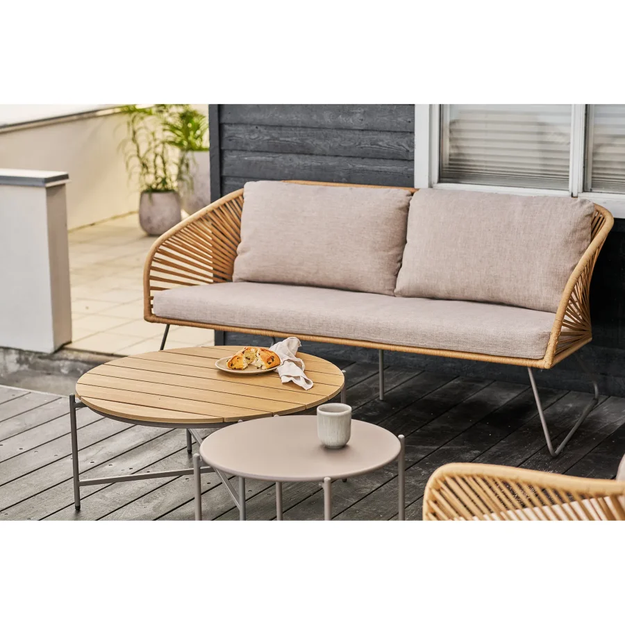 HOUSE NORDIC Novella Loungesett - Loungesett, stl, beige, sand, inkl. puter