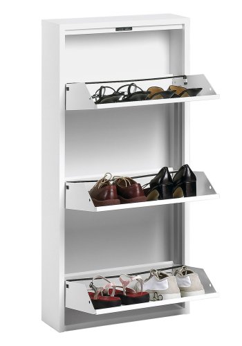 KAVE HOME Skohylle Ode 50 x 103 cm 3 drer hvit