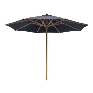 HOUSE NORDICParasol med tilt, trstok, sort, 300 cm