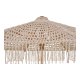 HOUSE NORDIC Martos Hekleparasoll - Parasoll, bomull, trepinne, beige<br>250 cm