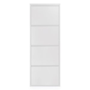 KAVE HOME Ode skoskab, m. 4 lger - hvid stl (50x136)