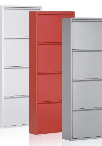 KAVE HOME Skohylle Ode 50 x 136 cm 4 drer hvit