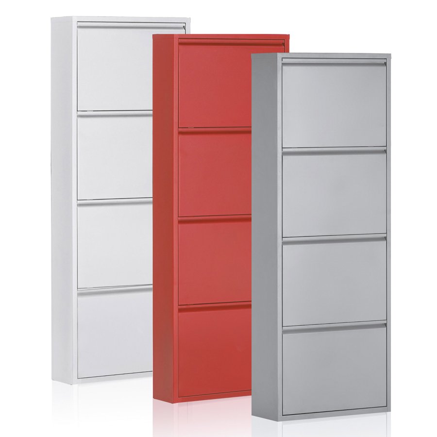 KAVE HOME Skohylle Ode 50 x 136 cm 4 drer hvit