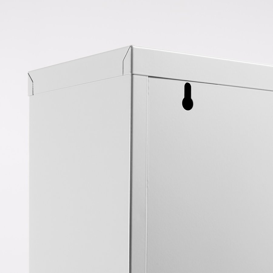 KAVE HOME Ode skoskap, m. 5 drer - hvitt stl (50x168,5)