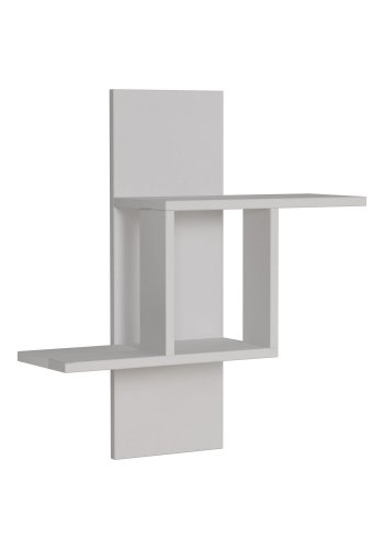 NORDVRK Mill vegghylle - hvit melamin