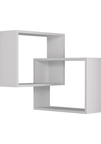 NORDVRK Ringvegghylle, hvit