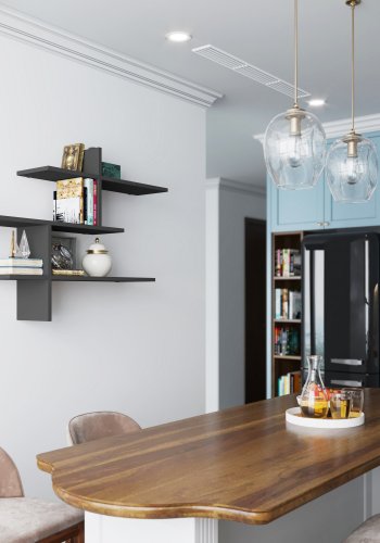 FUNZI LIVING Leo vegghylle - antrasittgr melamin