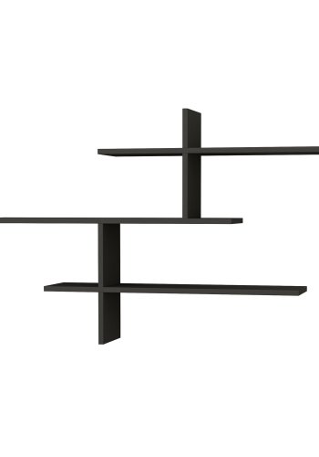 FUNZI LIVING Leo vegghylle - antrasittgr melamin