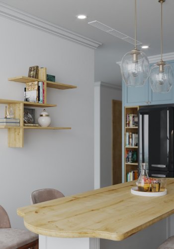 FUNZI LIVING Leo vegghylle - eikefarget melamin