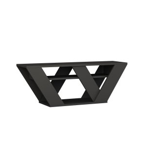 NORDVRK Pipralla TV-bord, w. 1 hylla - antracitgr melamin (110x30)