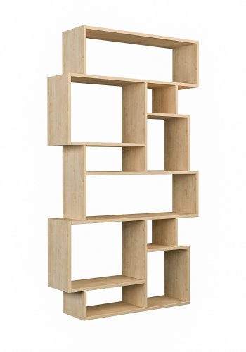 FUNZI LIVING Karmato bokhylle - Sonoma eik melamin