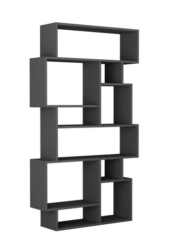 FUNZI LIVING Karmato bokhylle - antrasittgr melamin