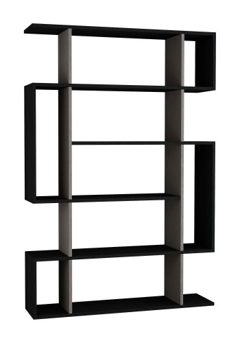 FUNZI LIVING Mito bokhylle - antrasitt og lett mokka melamin