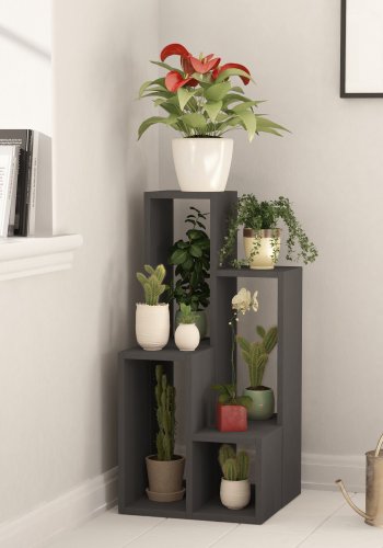 FUNZI LIVING Sule bokhylle - antrasittgr melamin