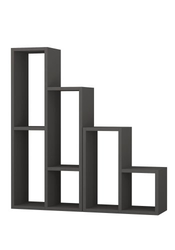 FUNZI LIVING Sule bokhylle - antrasittgr melamin