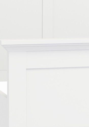 TVILUM Paris Bettgestell - weiß (140x190)