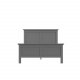 TVILUM Paris Bettgestell – Mattgrau (140x190)