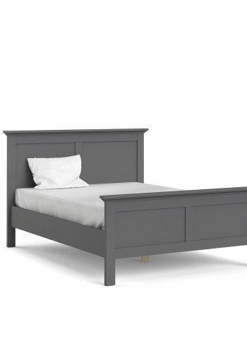 TVILUM Paris Bettgestell – Mattgrau (140x190)