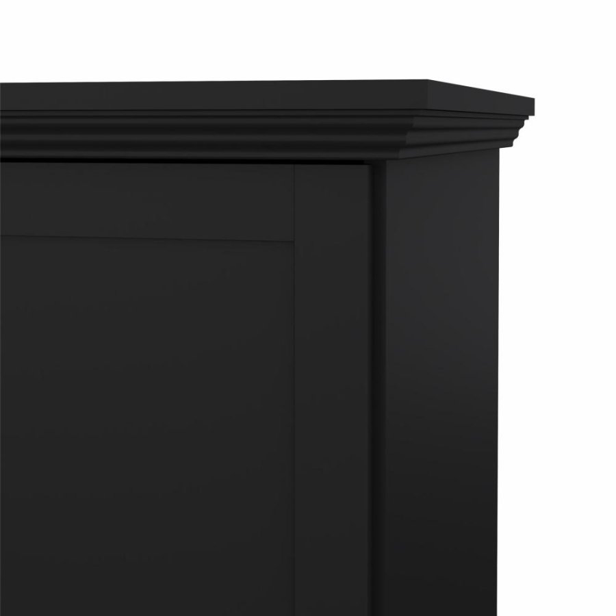 TVILUM North Garderobeskab, Mat Sort, 95,7 x 63,1 x 200 cm