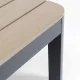 KARE DESIGN Happy Day multifunktionelt havebord/bord med bnk - polywood og aluminium (90x71)