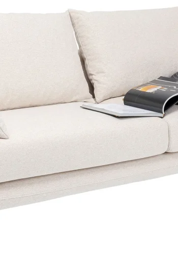 KARE DESIGN Amalfi Cream 2 pers. sofa - creme polyester og sort stl