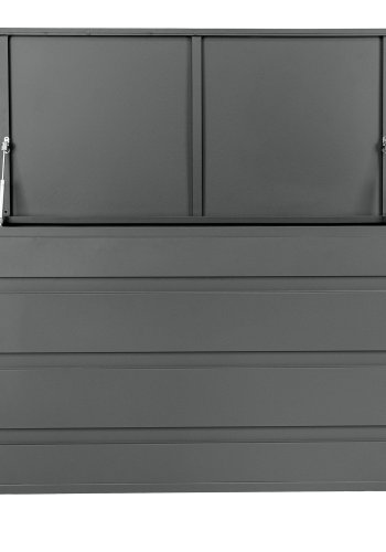 
HOUSE NORDIC Cassis hyndeboks - aluminium, grå, medium, 450 l
