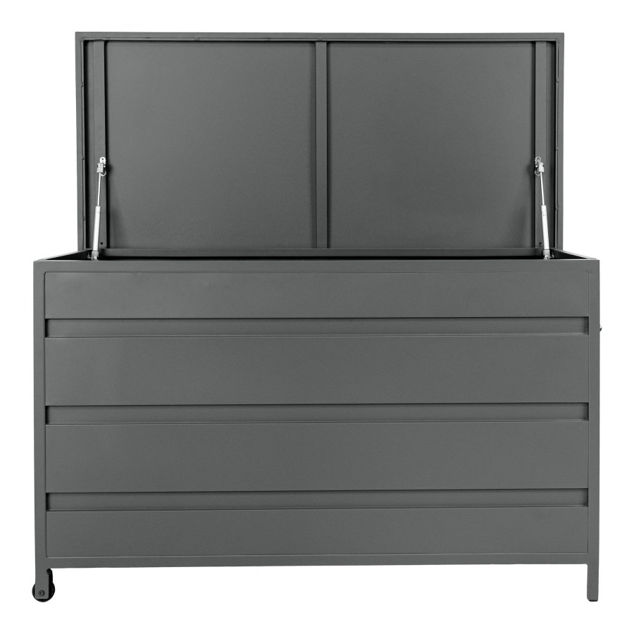 
HOUSE NORDIC Cassis hyndeboks - aluminium, grå, medium, 450 l
