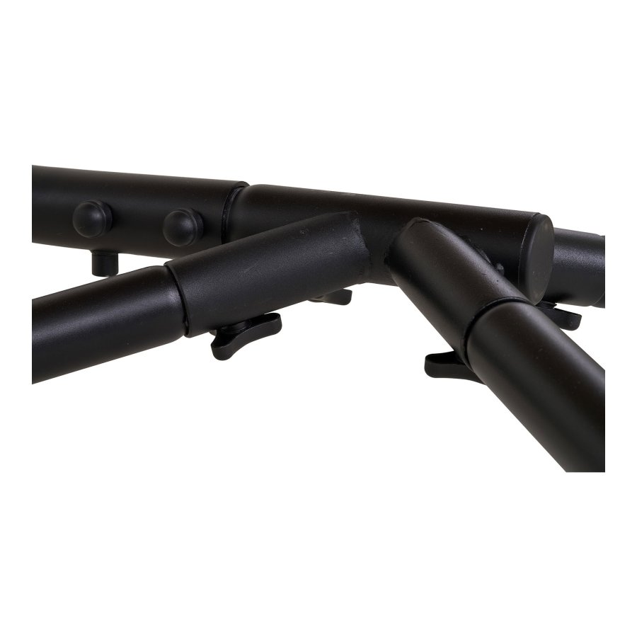 HOUSE NORDIC Patras hengestol - Hengestol, stlramme, sammenleggbart sete, inkl. puter, natur/svart<br>195x117x107 cm