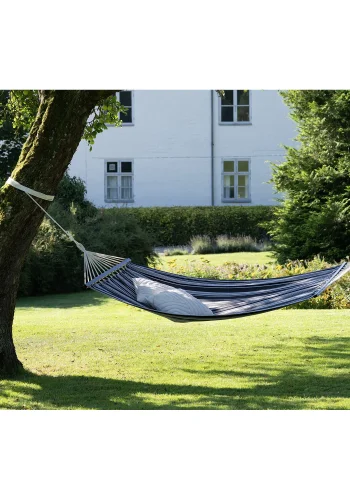 HOUSE NORDIC Hengekye, polyester/bomull, lerk, sort/gr/hvit