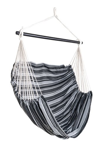 HOUSE NORDIC Hengestol, polyester/bomull, lerk, sort/gr/hvit