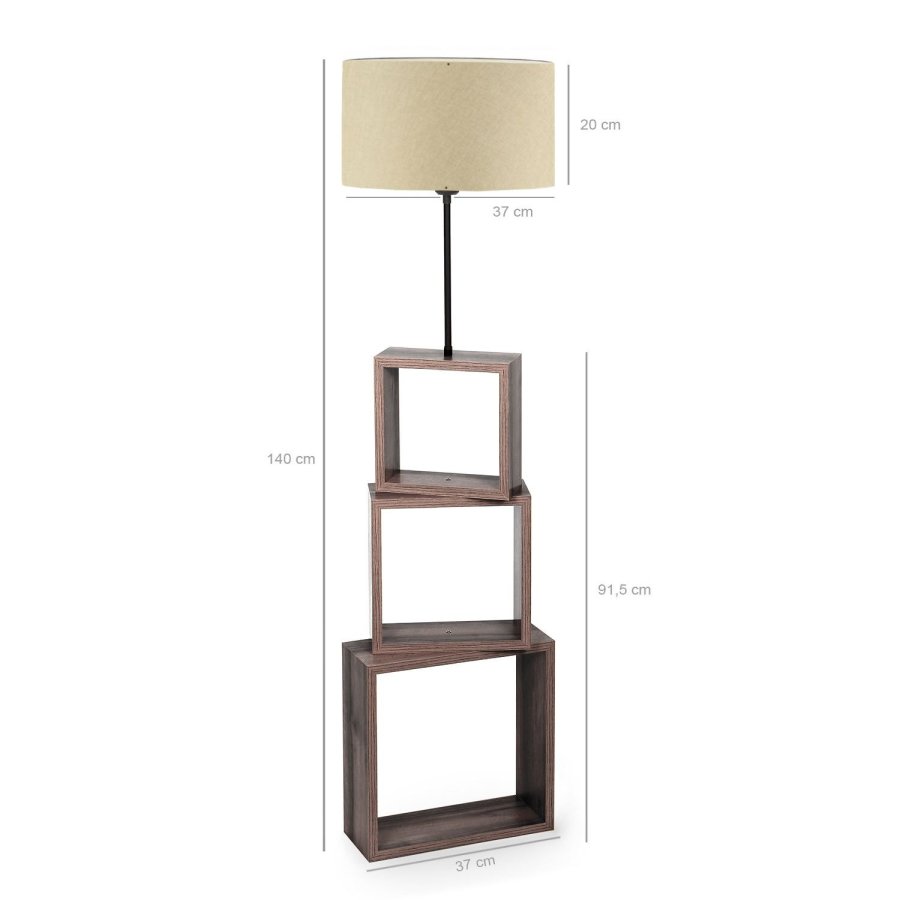 LUMI Civitavecchia gulvlampe i tre -780SGN1961