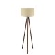 LUMI AYD gulvlampe - beige PVC og tre