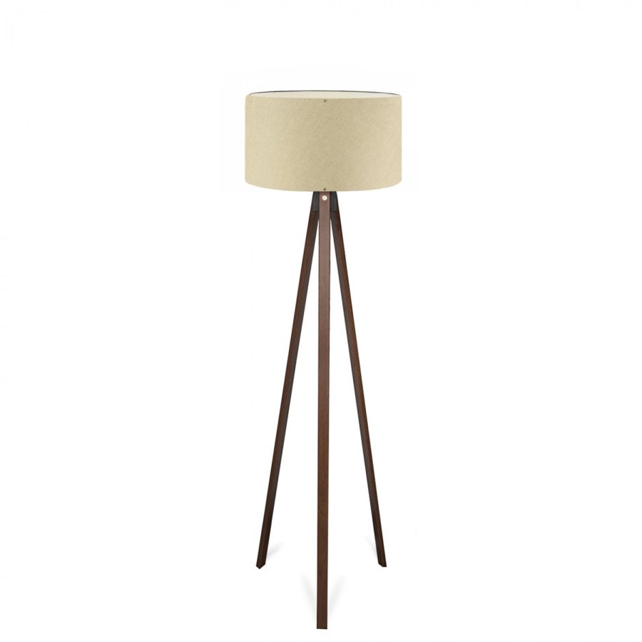 LUMI AYD gulvlampe - beige PVC og tre