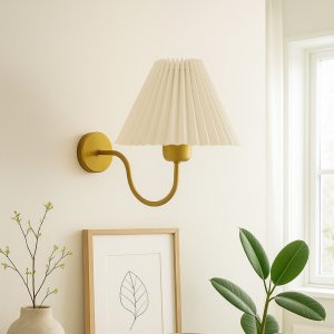 LUMI 242083 vglampe - creme PVC og metal