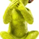 KARE DESIGN Monkey Iwazaru sparebsse - lime grn polyresin (H:35)