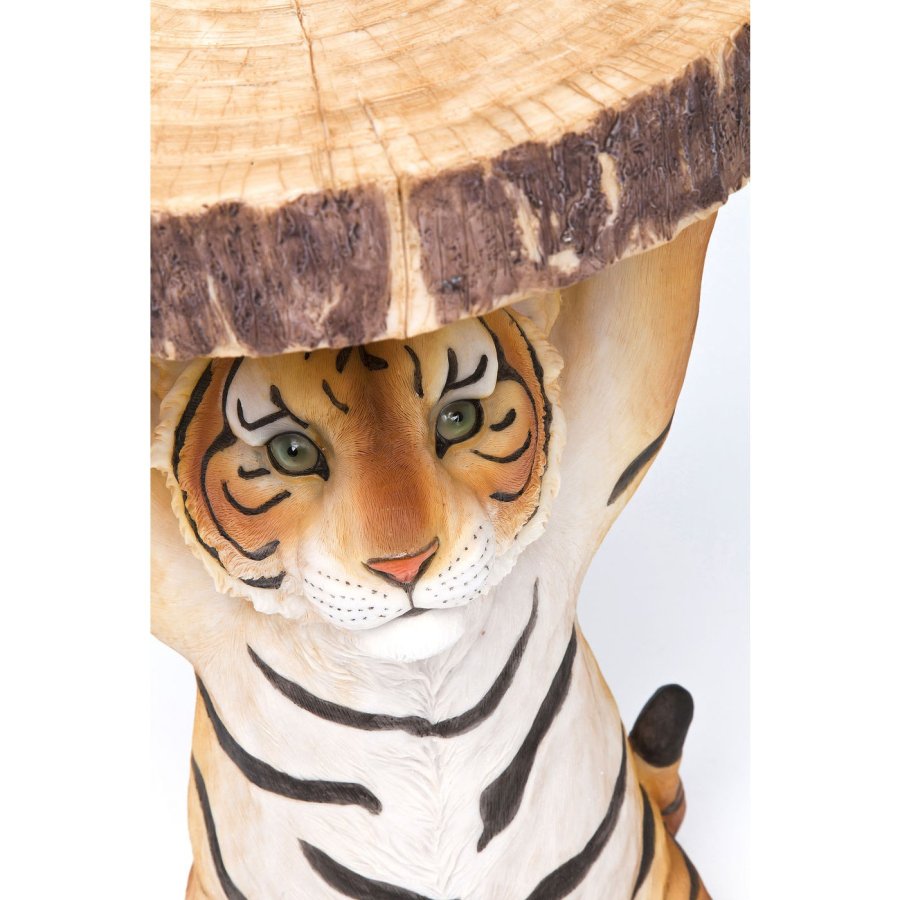 KARE DESIGN Animal Tiger sidebord, rund - polyresin (35)