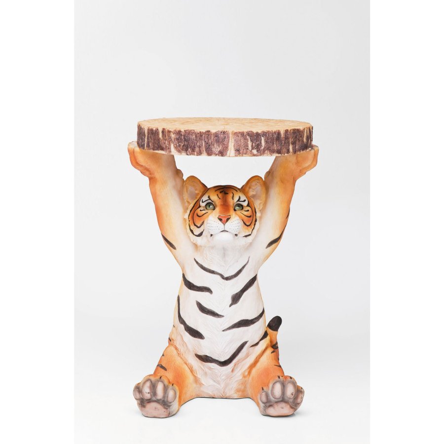KARE DESIGN Animal Tiger sidebord, rund - polyresin (35)