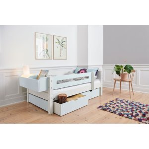 Manis-H Mimer Enkeltseng med design sengehest og skuffer - 160 cm - 90x160
