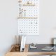 ZUIVER Bundy Pegboard organiser - hvitt jern og bambus tre
