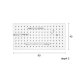 ZUIVER Bundy Pegboard organiser - hvitt jern og bambus tre