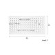 ZUIVER Bundy Pegboard organiser - grnt jern og bambus tre