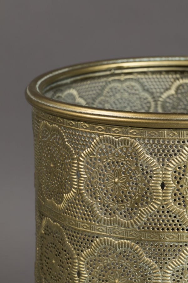 DUTCHBONE Botanischer Blumentopfversteck M - Messingeisen