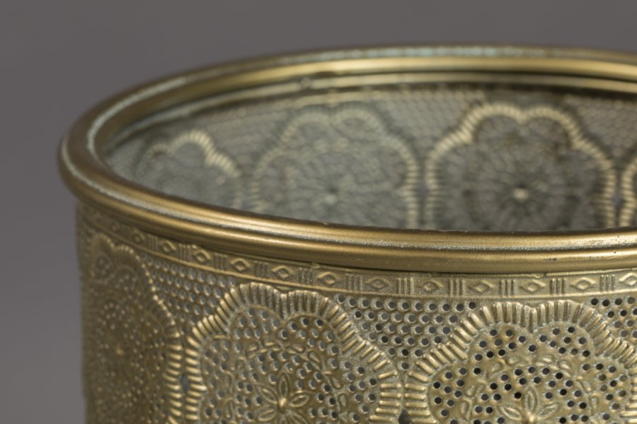 DUTCHBONE Botanischer Blumentopfversteck M - Messingeisen