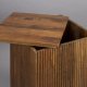 DUTCHBONE Ribble Square Planter Planter - Walnut Mango Wood (sett med 2)