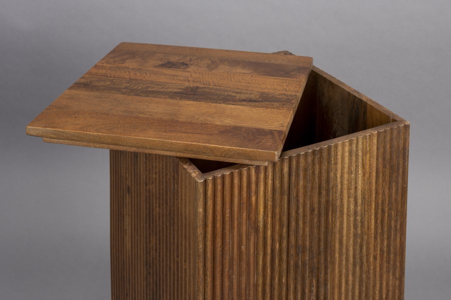 DUTCHBONE Ribble Square Planter Planter - Walnut Mango Wood (sett med 2)