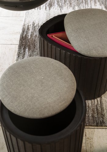 DUTCHBONE Oppbevaringspuff Bay Lav