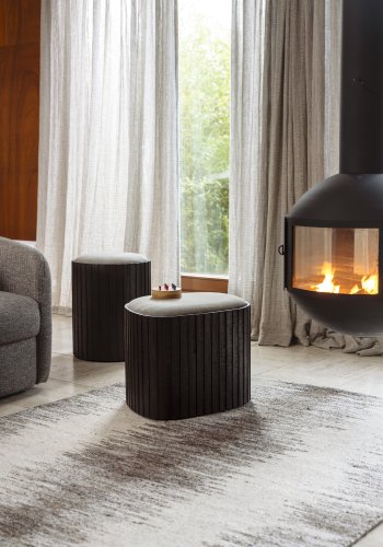 DUTCHBONE Oppbevaringspuff Bay Hy