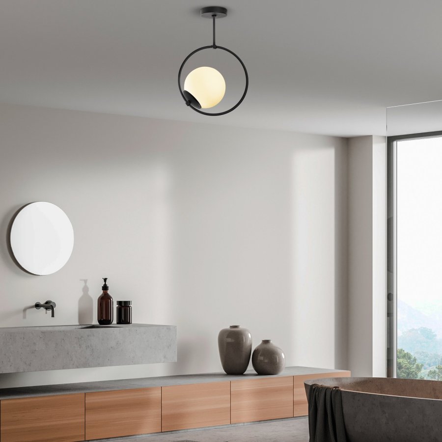 LUMI GMN taklampe - svart metall