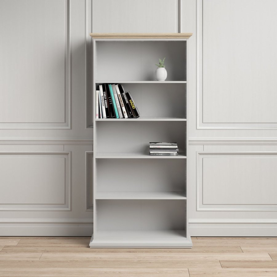 
TVILUM paris reol - hvidt træ, 4 hylder
